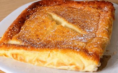 Oggi mi andava questa torta cremosa per colazione: tante proteine, tanto calcio, pochi carboidrati e si scioglie in bocca!