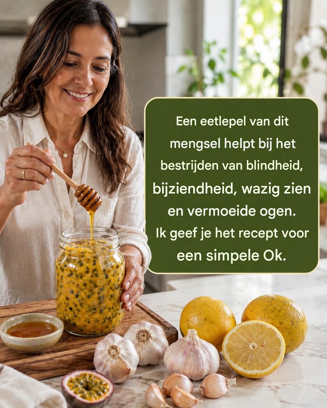 Een lepel van dit mengsel helpt bij de bestrijding van blindheid, bijziendheid, wazig zien en vermoeide ogen (link in de reacties).