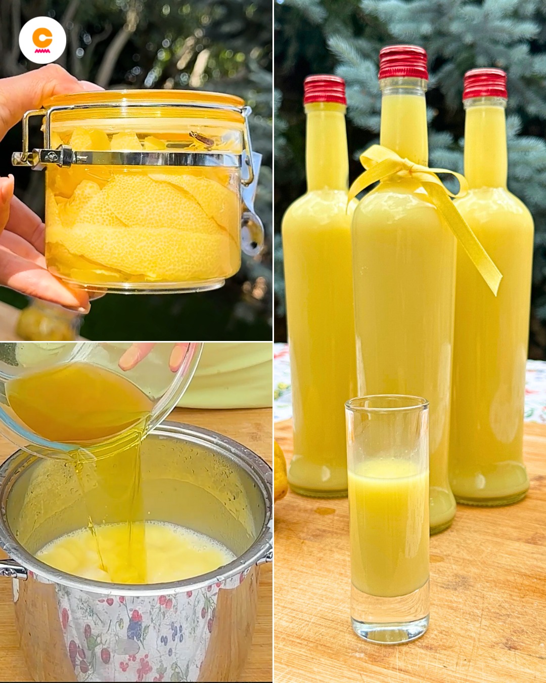 🍋 CITROENCELLO-ROOM🤩 Koud, dik en romig! Serveer het gekoeld en iedereen zal versteld staan ​​na de lunch of het diner! 👇