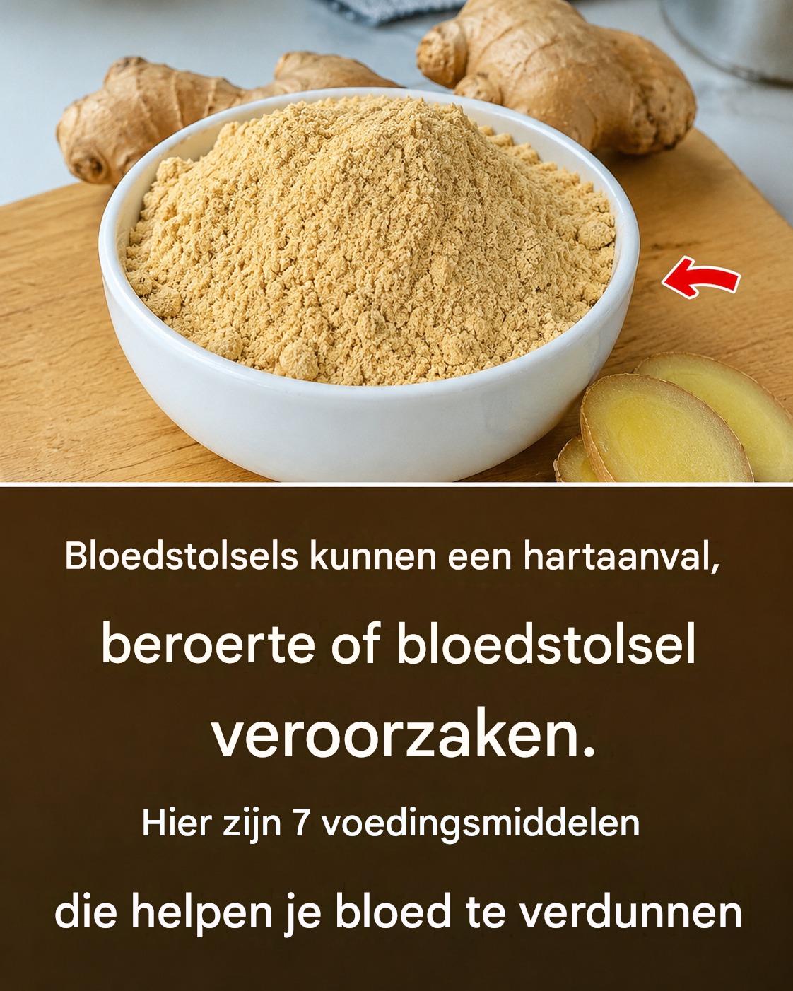 7 voedingsmiddelen die een gezonde bloedcirculatie kunnen ondersteunen en het risico op bloedstolling kunnen verlagen