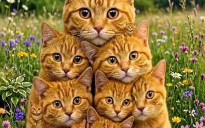 Test je persoonlijkheid door te kijken hoeveel katten je kunt spotten.