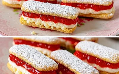 Mijn slimme zomerdessert: fris, zonder bakken en klaar in 5 minuten met alleen yoghurt, lange vingers en lichte jam.