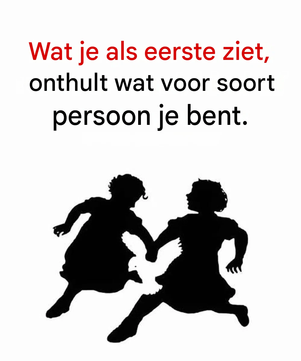 Wat je als eerste ziet, onthult wat voor soort persoon je bent.