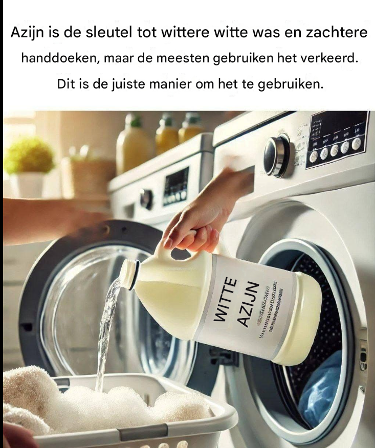 Azijn: de sleutel tot wittere was en zachtere handdoeken, maar alleen als je het goed gebruikt
