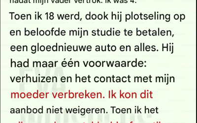 Mijn moeder voedde mij alleen op nadat mijn vader vertrok