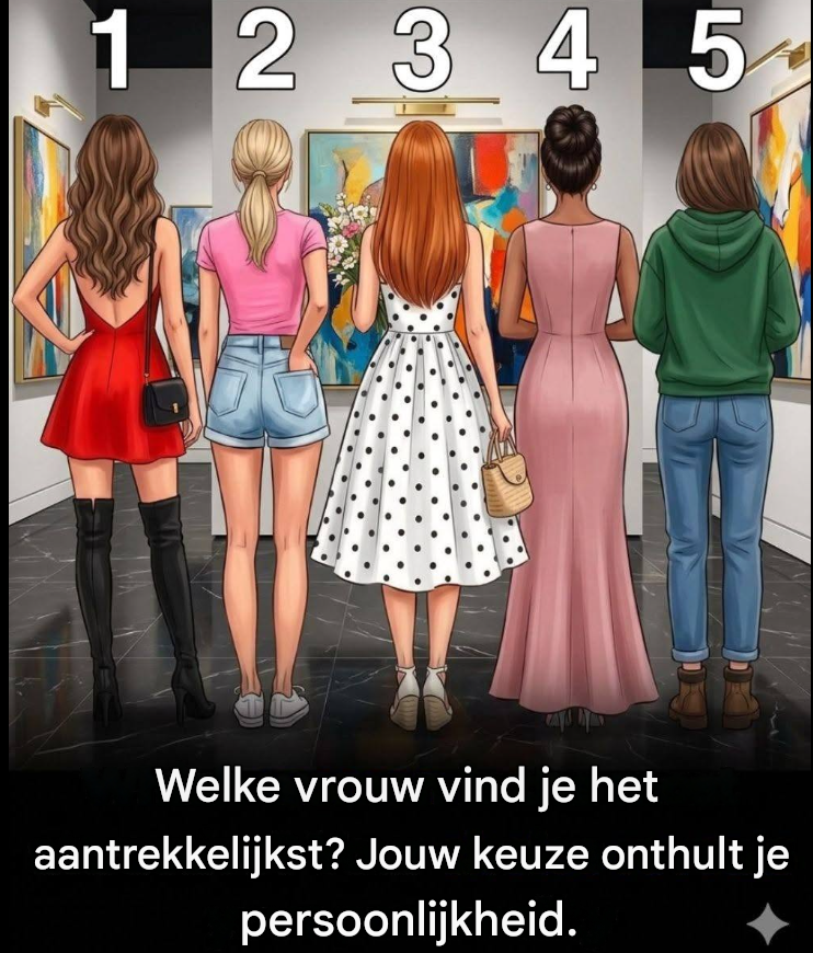 Welke vrouw is het aantrekkelijkst? Wat zegt jouw keuze over jou?